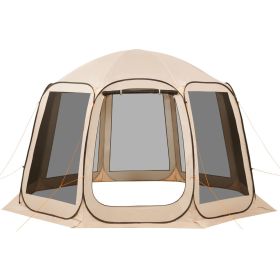 VEVOR Screen House Tent, 12 x 11 ft, 10-12 Person Pop Up Screen Tent, Portable Screened in Canopy with Carry Bag, Netting Sides, Ground Stakes