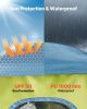 VEVOR Camping Shower Tent, 1 Room, Portable Privacy Tent Changing Room with Shower Bag, Ground Stakes, Ropes, Carry Bag, and Support Poles