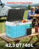 VEVOR 12 Volt Car Refrigerator, 42.3QT/40L Car Fridge, Portable Electric Cooler with -4-68 F Adjustable Temperature