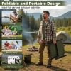 Foldable Fishing Chair for Adults with Armrest for Camping/Trip