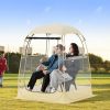 Instant Pop up Sports Tent with Carrying Bag and Floor Mat for 1-2/5-6 People